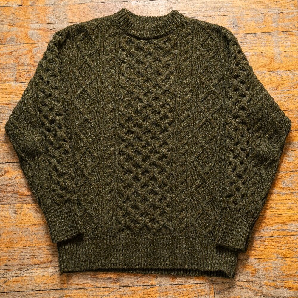 Left Field NYC Steve McQueen Donegal Sweater